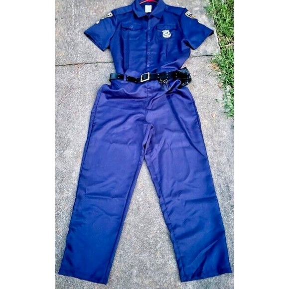 Halloween Police Officer Cop Uniform Costume Size Medium From Spirit - Picture 4 of 16